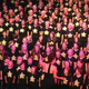 Rock choir rehearsal.
